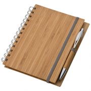 Bambusowy notes z okładką w formacie A6