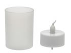 Lampka LED "Smallglint" w kształcie walca, z wyciąganą lampką LED, którą można włączyć i wyłączyć.