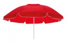 Parasol plażowy &quot;Sunflower&quot; z dwuczęściową laską, metalowymi szynami, plastikowymi kolcami, poliestrowym poszyciem, pakowany w przezroczystą torbę z PVC
