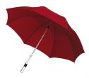 Satellite, alumniowy parasol, czerwony