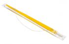 Parasol plażowy "Sunflower" z dwuczęściową laską, metalowymi szynami, plastikowymi kolcami, poliestrowym poszyciem, pakowany w przezroczystą torbę z PVC
