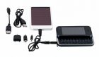 Ładowarka na ogniwa słoneczne "Sunshine" , połączenie USB, odpowiednia do ładowania małych urządzeń takich jak telefon komórkowy, odtwarzacz mp3, pakowana w pudełko upominkowe.