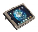 Pokrowiec ochronny MOBILITY ? do iPada 2 lub ??Tablet PC (ok. 24 x 17,7 cm): elastyczny pasek ułatwiający obsługę, z rozkładaną kieszenią na notatki-może być używana jako stojak. Wnętrze wyłożone aksamitnym welurem, wbudowany otwór na aparat otoczony meta