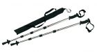 Kijki do Nordic Walking; czarno/ srebrny