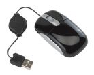 Mini mysz USB INPUT czarny/sreb