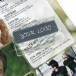 Przezroczysta linijka "Magnify" z miejscem na Twoje logo i szkłem powiększającym, długość 8 cm.