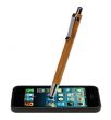 Długopis BAMBOO TOUCH : czarny wkład, rysik do ekranów dotykowych, tabletów, wykonany z drewna bambusowego.