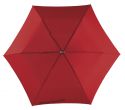 Flat, płaski parasol bez aut., czerwony