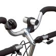 Głośnik rowerowy "Soundrider" , wysokiej jakości dźwięk mono, radio FM, złącze 3,5 mm i USB 2.0, odtwarza pliki MP3 i WMA, wbudowany czytnik kart TF/microSD, w zestawie ze słuchawkami i akumlatorami i możliwością ładowania, łatwy do zamocowania.