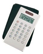 Kalkulator &quot;Slim Elegance&quot; o rozmiarze karty kredytowej w etui Kalkulator &quot;Slim Elegance&quot; o rozmiarze karty kredytowej w etui z imitacji skóry, 8-cyfrowy.
