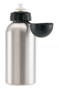 Bidon duży, aluminiowy z odkręcanym wieczkiem, korkiem z dzióbkiem, ok. 500ml.