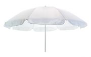 Parasol plażowy &quot;Sunflower&quot; z dwuczęściową laską, metalowymi szynami, plastikowymi kolcami, poliestrowym poszyciem, pakowany w przezroczystą torbę z PVC