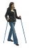 Kijki do nordic walking; czarny/nieb.