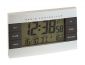 Zegarek kontrolowany radiowo "No Limit" z ekranem LCD, budzikiem, datownikiem i termometrem, niebieskie podświetlenie.