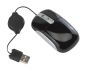 Mini mysz USB INPUT czarny/sreb