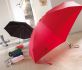 Shorty, alum. parasol, czerwony