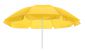 Parasol plażowy "Sunflower" z dwuczęściową laską, metalowymi szynami, plastikowymi kolcami, poliestrowym poszyciem, pakowany w przezroczystą torbę z PVC