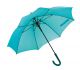 Parasol automatyczny "Lambarda" z metalową laską, szynami z włókna szklanego, metalowymi kolcami, uchwytem pokrytym gumą, z wbudowanym przyciskiem, poszycie poliester pongee ze specjalną wodoodporną powłoką, zapięcie na rzep