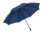 Olbrzymi parasol typu golf "Concierge" bardzo duża średnica - 180cm, na ok. 7 osób, laska i szyny z włókna szklanego, z zaworem bezpieczeństwa, plastikowe kolce, uchwyt pokryty gumową powłoką, poszycie i pokrowiec poliester pongee, zapięcie na r