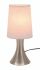 Lampa "Touch Me" z panelem dotykowym i 3-stopniową regulacją jasności światła, biały klosz, zasilanie 230V.