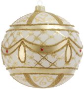 Bombka kolekcja artystyczna - dekor trudny, o średnicy 120 mm i 150 mm
