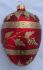 Bombka jajo faberge, wysokość 130 mm, średnica 80 mm
