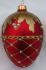 Bombka jajo faberge, wysokość 130 mm, średnica 80 mm
