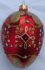Bombka jajo faberge, wysokość 130 mm, średnica 80 mm
