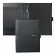Folder A4 Pure Leather Black HLF604A 