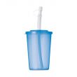Kubek ze słomką, plastik 450ml
