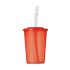Kubek ze słomką, plastik 450ml