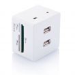 Hub USB, czytnik kart