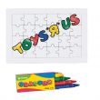 Puzzle 24 el. i 4 kredki świecowe
