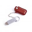 Pamięć USB w etui z materiału skóropodobnego, dostępne pojemności 1-16 GB