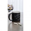 Kubek 300 ml z czarnym panelem do rysowania