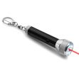 Brelok, latarka 6 LED ze wskaźnikiem laserowym (klasa 1)