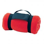 Piknikowy koc polarowy z uchwytem