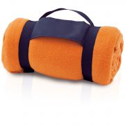 Piknikowy koc polarowy z uchwytem