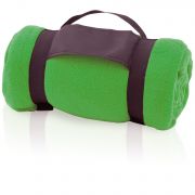 Piknikowy koc polarowy z uchwytem