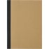 Notes / notatnik (48 stron w linie) z kolorowym paskiem z tkaniny