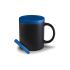 Kubek 300 ml z czarnym panelem do rysowania, w zestawie 2 kredy