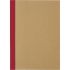 Notes / notatnik (48 stron w linie) z kolorowym paskiem z tkaniny