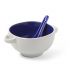 Ceramiczna miska 450 ml z dobraną kolorystycznie łyżką