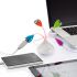 4 portowy hub USB w kształcie kwiatka z diodą LED