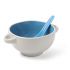 Ceramiczna miska 450 ml z dobraną kolorystycznie łyżką